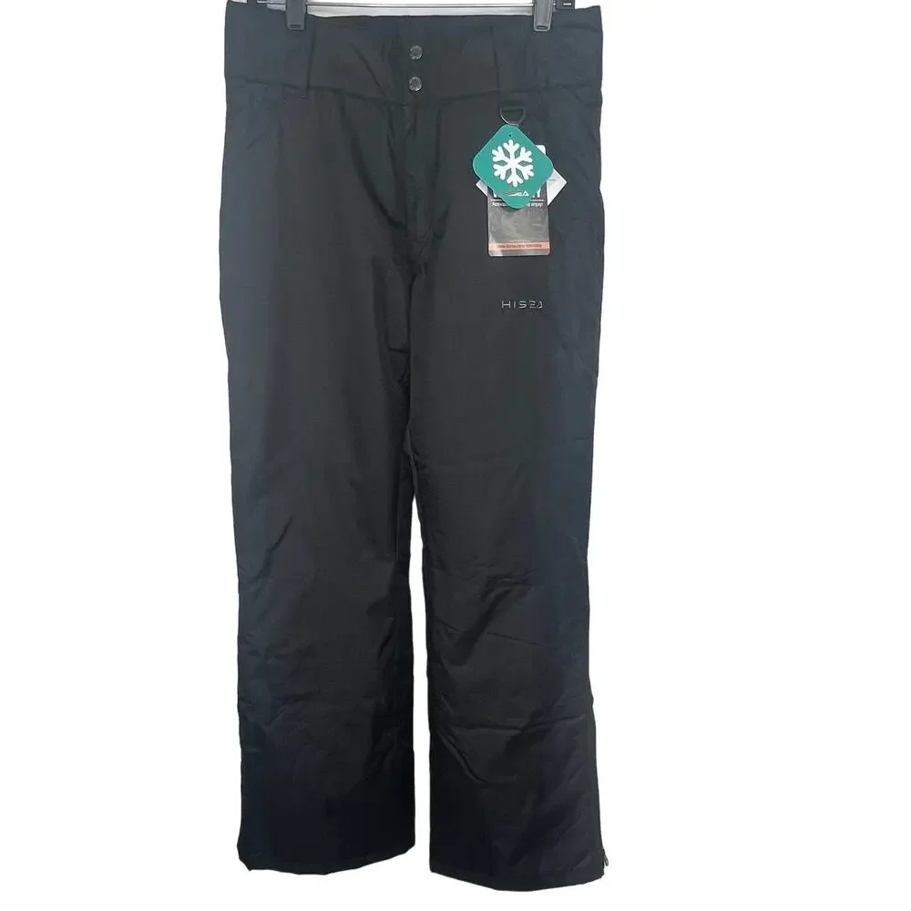 New Hisea Size Medium Black Women's Snow Ski Insulated Pants